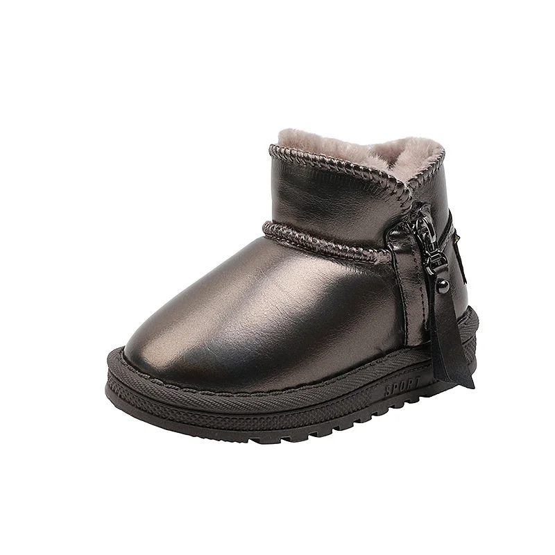 

CNFSNJ Winter New Arrivals Child Snow Boots Shoes Size 22-39 Boys baby toddler boots warm plush girls boots shoes kids