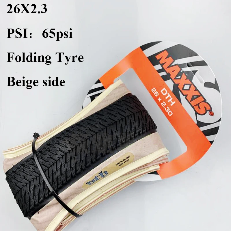 Maxxis Ретро велосипедные шины 26*2,3/2,15 бежевый BMX уличные велосипедные шины для альпинизма Biketrial сверхлегкие DTH FGfs Pneu De Bicicleta - Цвет: 26X2.3 folding tyre
