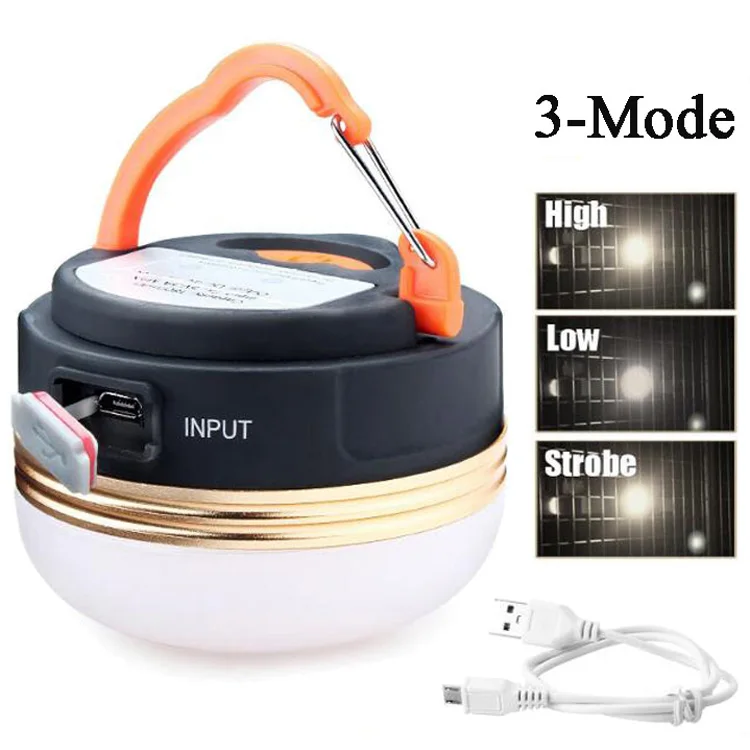 

Portable Lantern LED Camping Tent Light Hanging or Magnetic led Working Emergency Lamp Battery or USB Charging LED Light