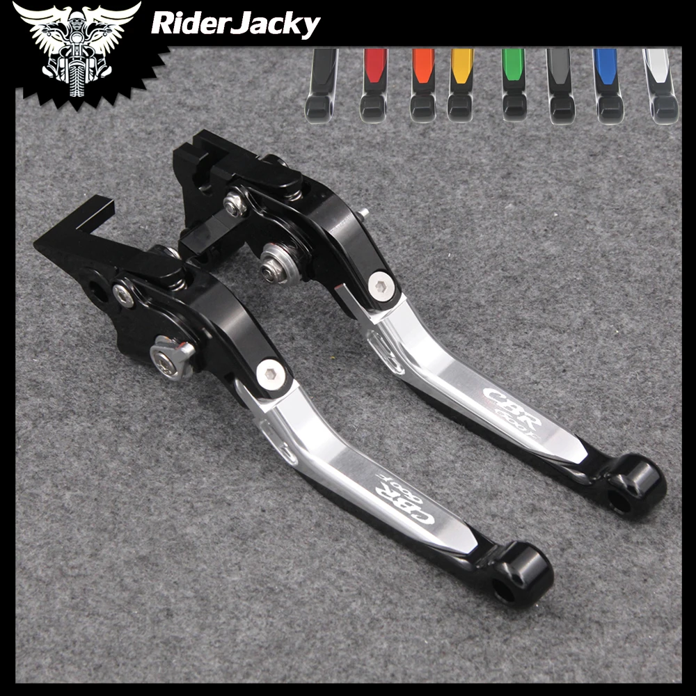 

RiderJacky Folding Extendable Motorcycle Brakes Clutch Levers For Honda CBR 600F CBR600 F CBR600F 2011-2013 2012