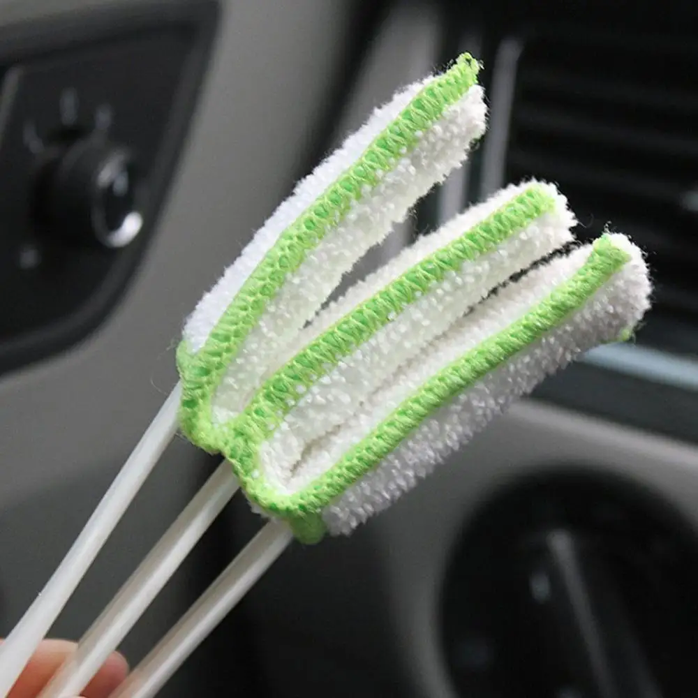 

Car Supplies Double Air Conditioning Air Outlet Cleaning Brush Interior Instrument Panel Cleaning Soft Hair Angel Brush