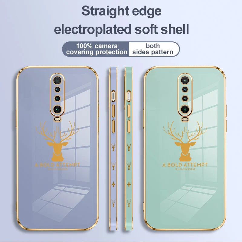 

For Xiaomi POCO M3 X2 F2 F3 Phone Case For Redmi NOTE 9 9T 9 K40 K30 PRO MAX POWER Electroplating Anti-fingerprint Back Cover