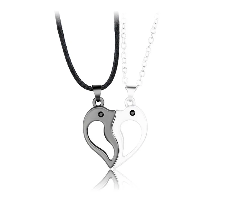 2 шт. цепочка с подвеской в виде сердца