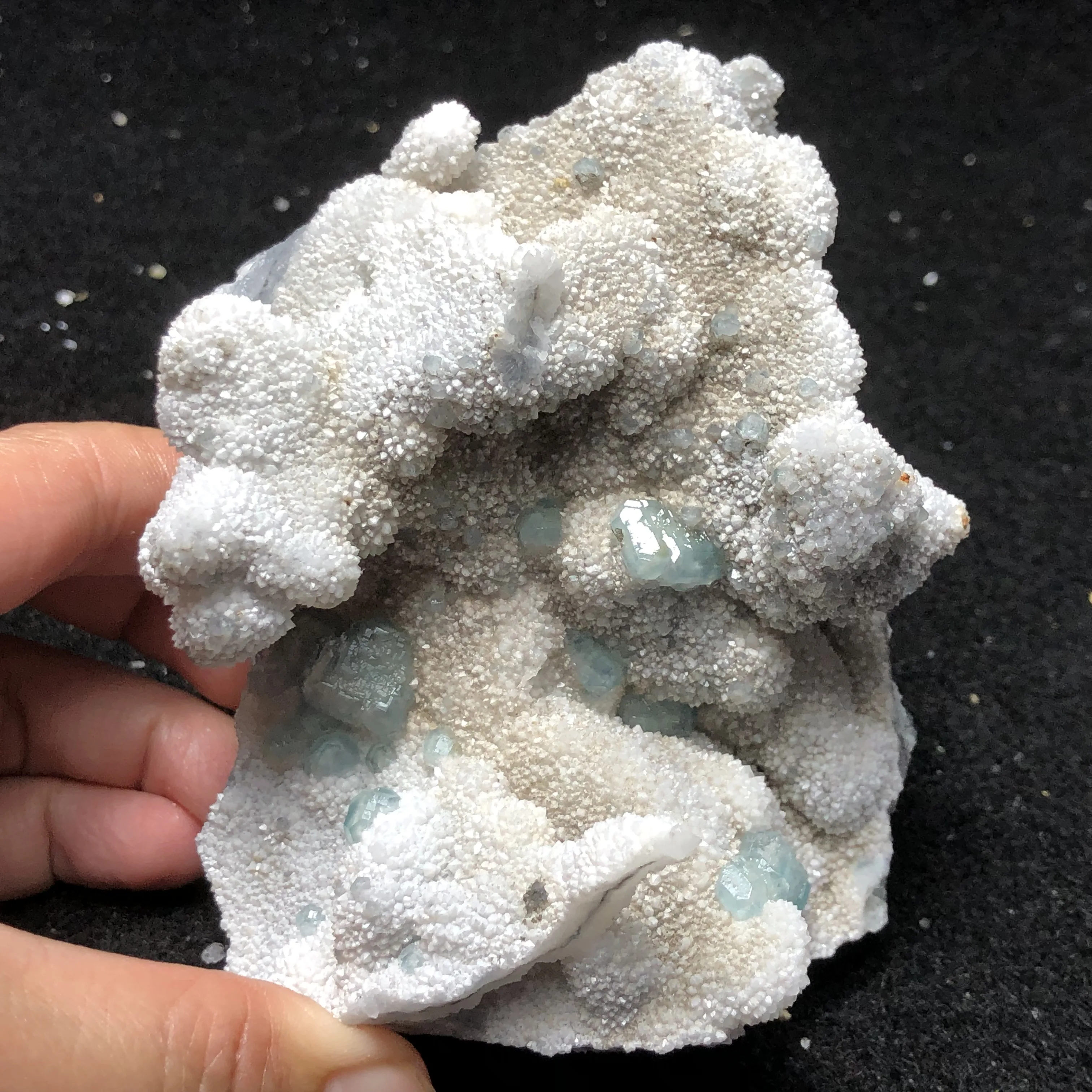 

Природный сине-зеленый флюорит и кварцевые минералы, размагничивание геологических образцов, 124,5 орнаментов