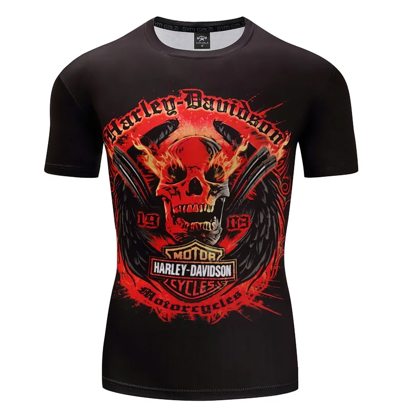 Капитан Америка Фитнес Бодибилдинг компрессия рубашка для мужчин аниме рашгарда