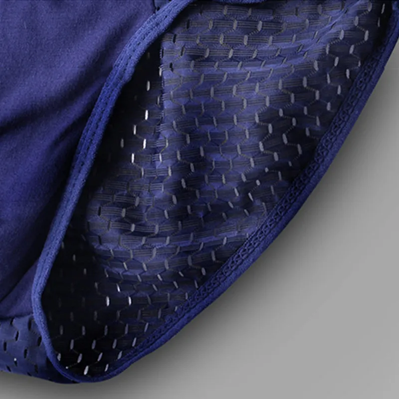 Трусы мужские сетчатые пикантное нижнее белье 4 шт./лот ледяной Шелковый мешочек