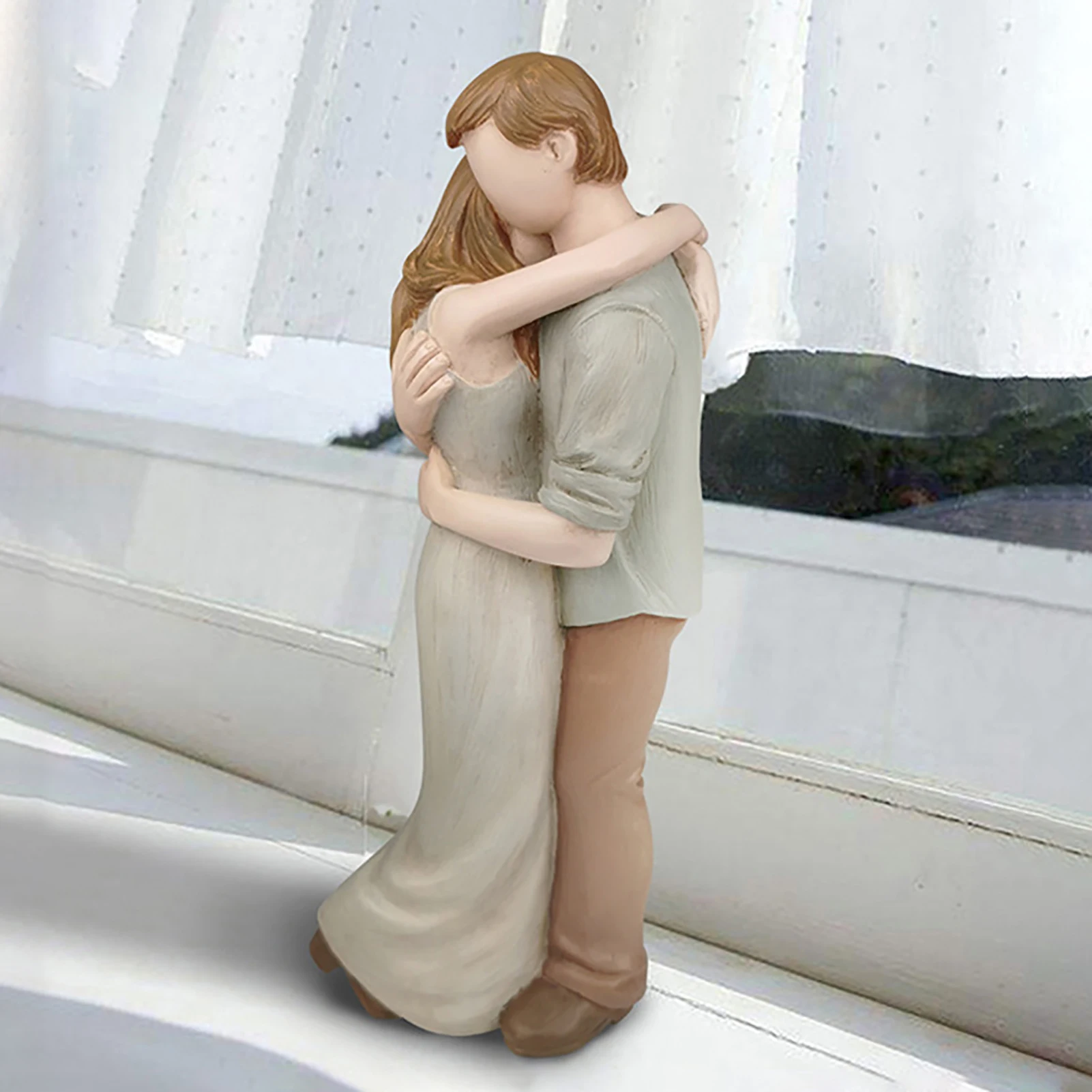 Sweety для влюбленных Парные фигурки миниатюрный ремесло Семья Изделия из смолы