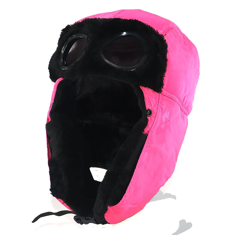 Новая многофункциональная шапка бомбер с толстым мехом внутри ветрозащитные