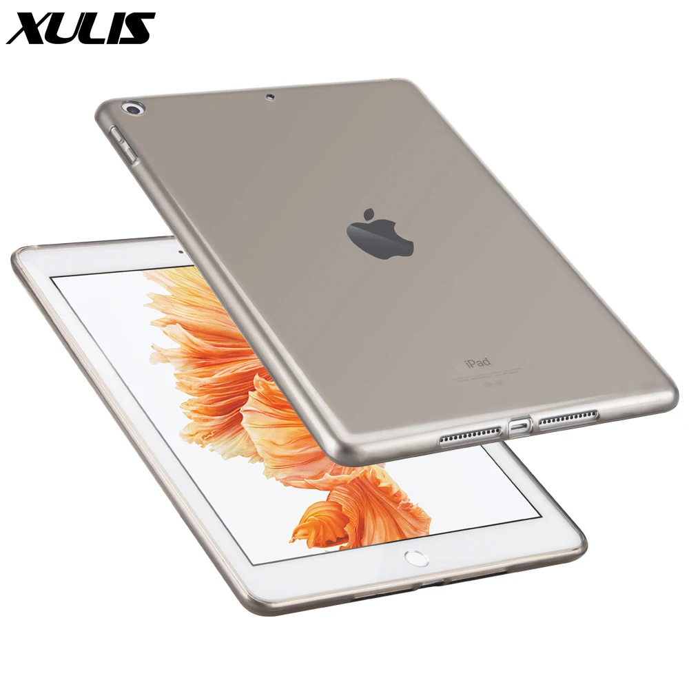 Чехол для iPad 10 2 прозрачный силиконовый мягкий ТПУ чехол ipad 7 поколения