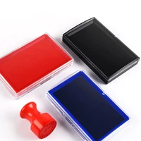 3 color durable finance large inkpad for stamp journal diy diary notebook office accessories school teacher work supplies h6659