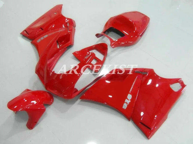 

Injection Mold New ABS Whole Motorcycle bike Fairings kit Fit for Ducati 748 916 996 998 Bodywork set Red glossy
