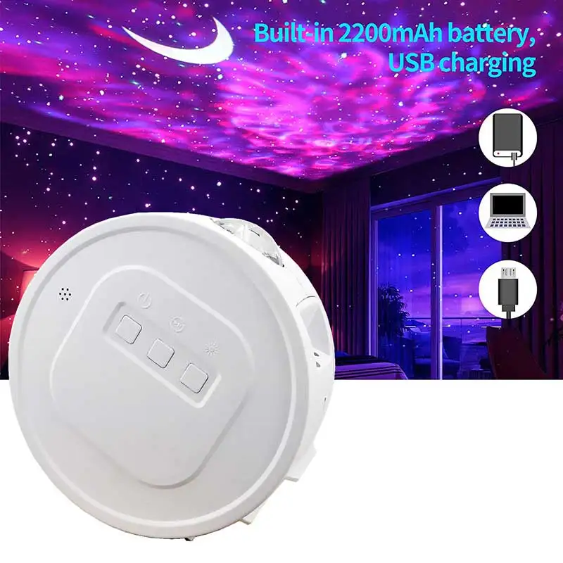 Светодиодный проектор океанской звезды ночник звездное небо туманность