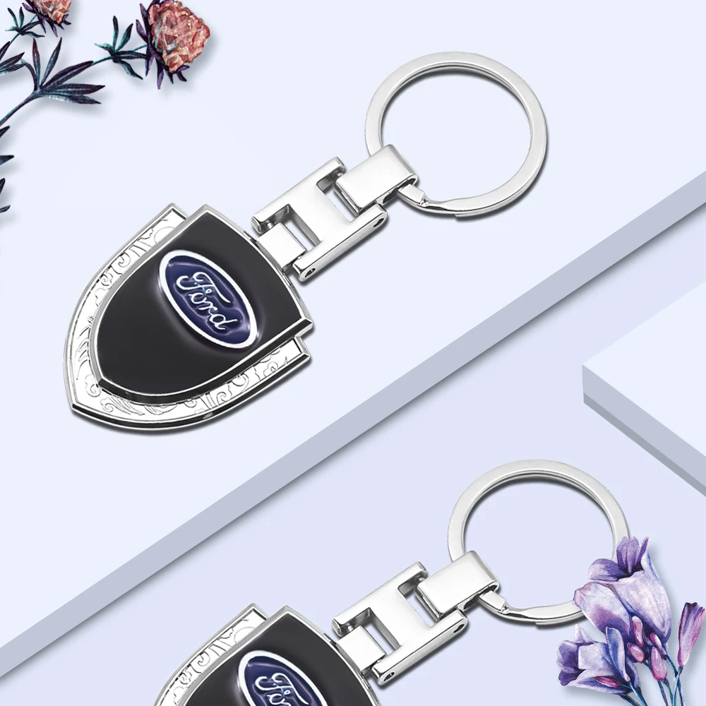 1 шт. автомобиль 3D металлические брелки для ключей автомобиля Стайлинг брелок