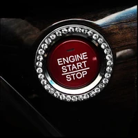 diamond ignition switch cover decoration sticker protection ring for toyota camry corolla rav4 yaris highlanderland cruiser