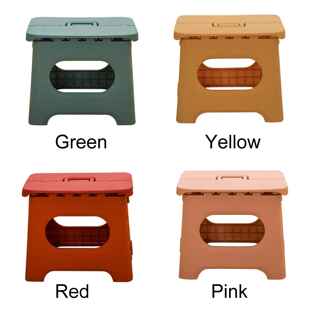 Comfortable Heavy Duty For Adults Children Durable Handheld Folding Step Stool Travel Portable PP Safe Multifunction Save Space | Мебель