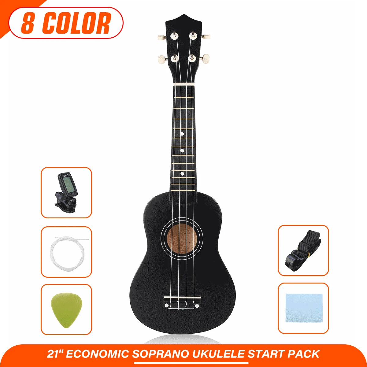 21 zoll mini ukulele 4 saiten ukulele bunte mini gitarre musical pädagogisches instrument spielzeug für kinder kinder geschenk anfänger