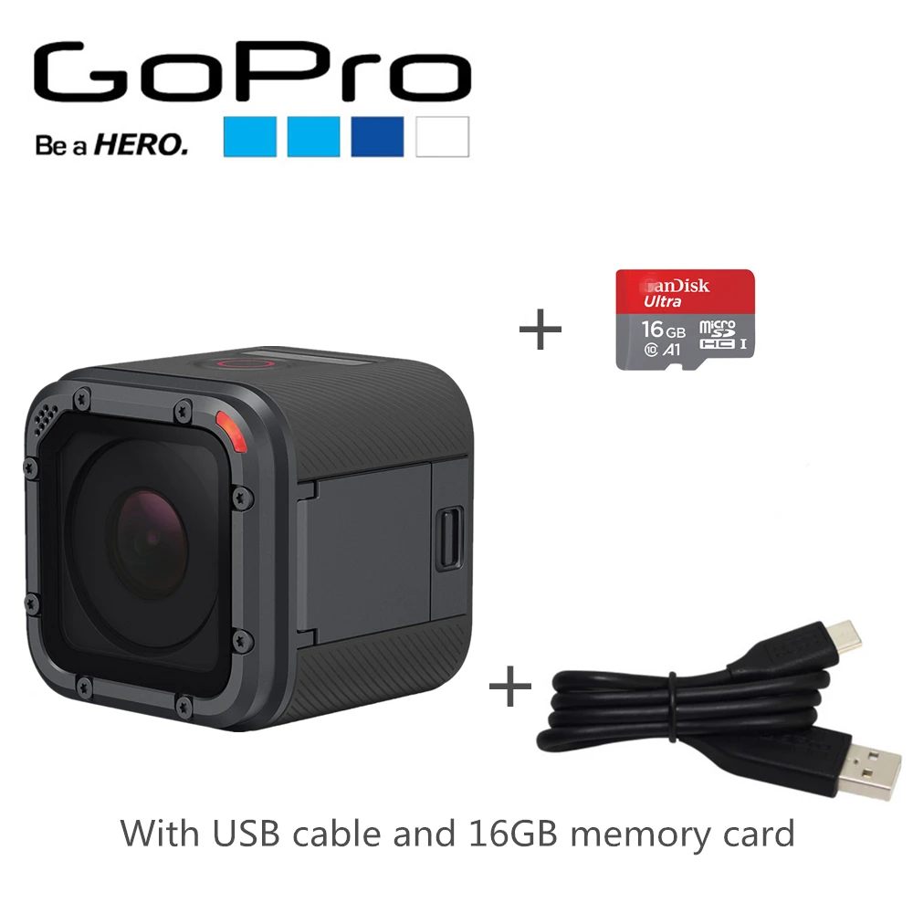 100% оригинальная Водонепроницаемая экшн Камера GoPro Hero 4 hd камера видеокамера