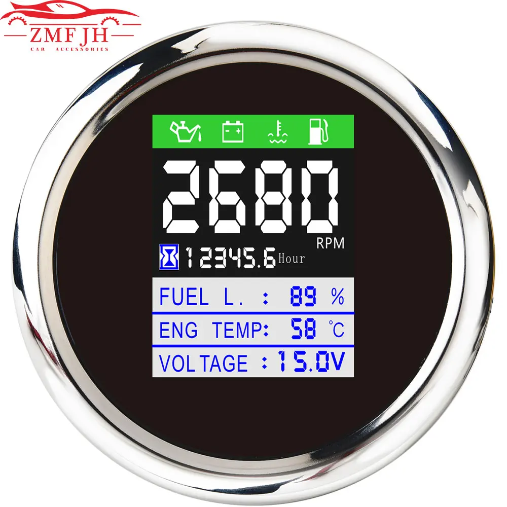 Многофункциональный датчик CANbus измеритель уровня топлива и температуры воды для