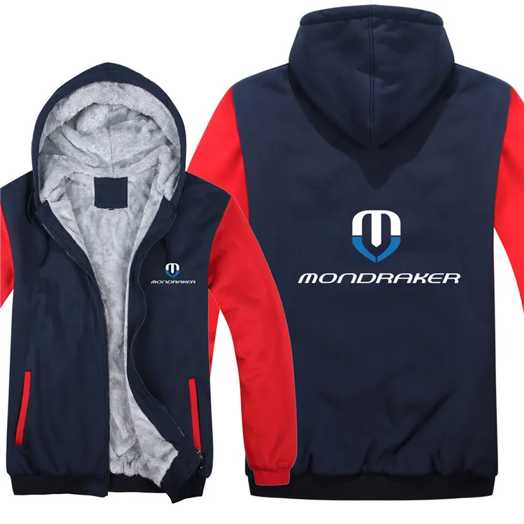 Mondraker велосипеды толстовки Мужская молния пальто флис утолщаются Mondraker Толстовка Пуловер