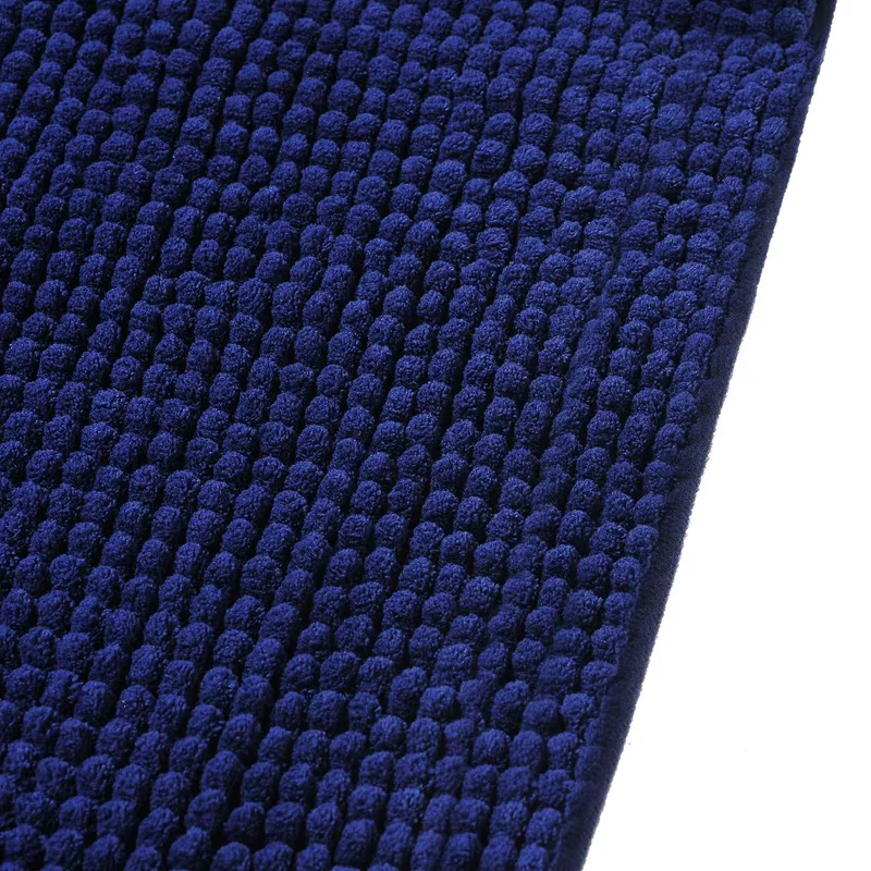 

3 Pieces Bathroom Rugs, Anti-Slip Chenille Bath Rug, Perfect Plush Carpet for Tub, Shower, Bath Room,Machine Washable