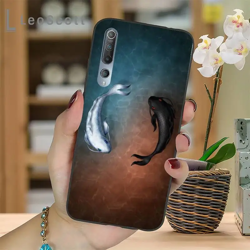 

Art painting aesthetic carp Phone Case For Xiaomi Redmi 7 8 9t a3Pro 9se k20 mi8 max3 lite 9 note 9s 10 pro