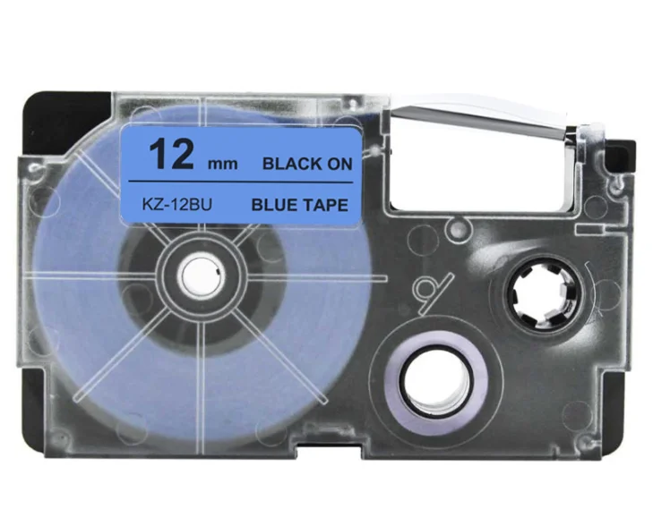 CIDY 1 шт. флейта совместимая с черно-белым цветом 12 мм лента для этикеток Casio XR12WE XR