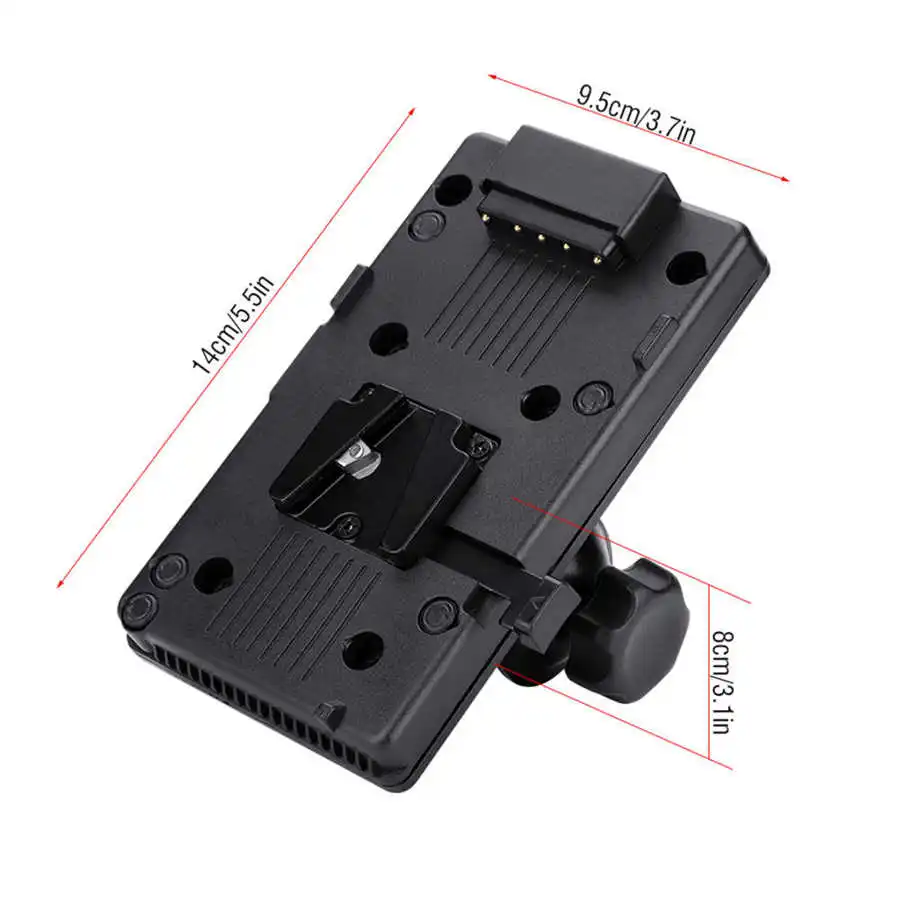 V-mount Battery Power Plate Adapter W/D-tap Clamp for Sony DSLR Video Camera with U Clip Stable Tripod Stand | Электроника