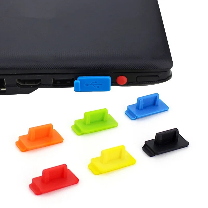 

13Pcs Silicone Anti Dust Plug For Laptop PC Stopper Universal Dustproof USB Port HDMI RJ45 Interface Cover