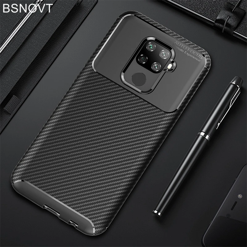 

For Huawei Mate 30 Lite Case TPU Silicone Slim Carbon Fiber Anti-knock Case For Huawei Mate 30 Lite Case For Huawei Mate 30 Lite