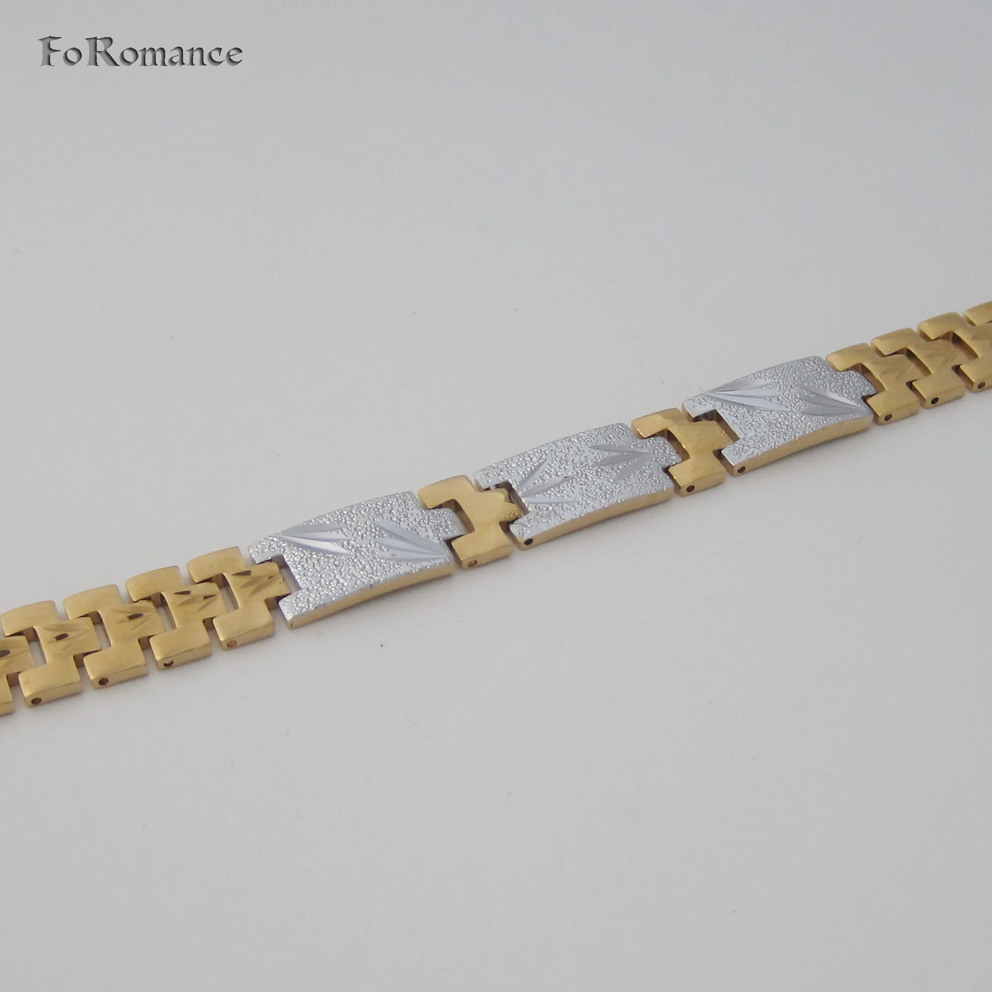 Foromans/12 мм 0 47 дюйма 7 9 дюйма-желтое и Белое Золото GP покрытие латунный лист резной