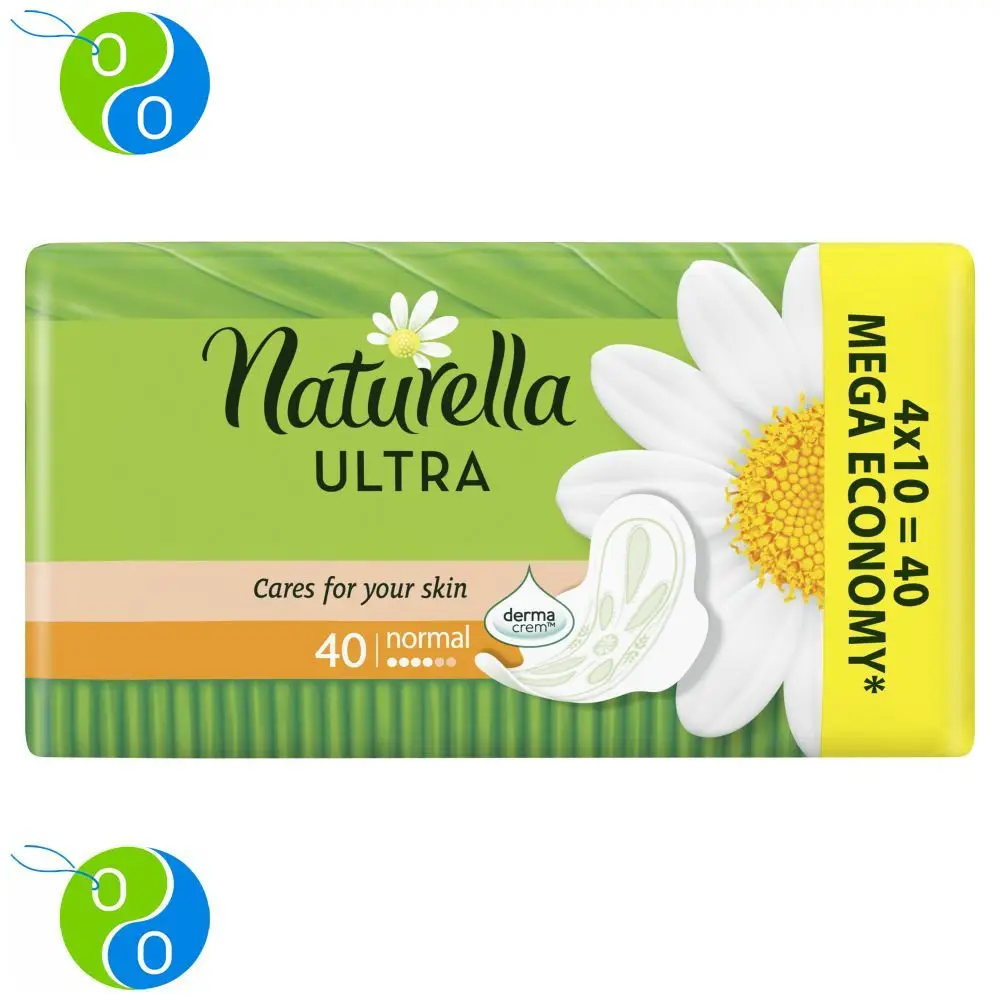 Женские ароматизированные прокладки Naturella ULTRA Normal (с ароматом ромашки) Quatro 40