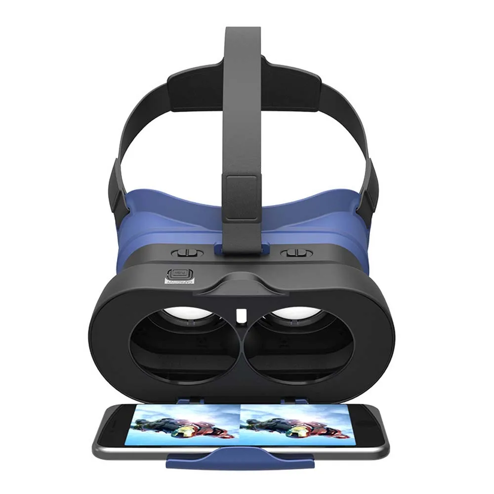 VR AR складные очки виртуальной реальности 3D 96 ° мини портативные силиконовые для