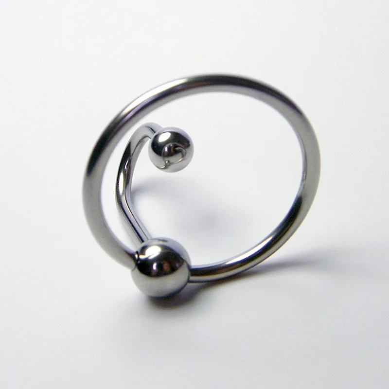 Металлическое кольцо для пениса мужское с катетером уретры устройство