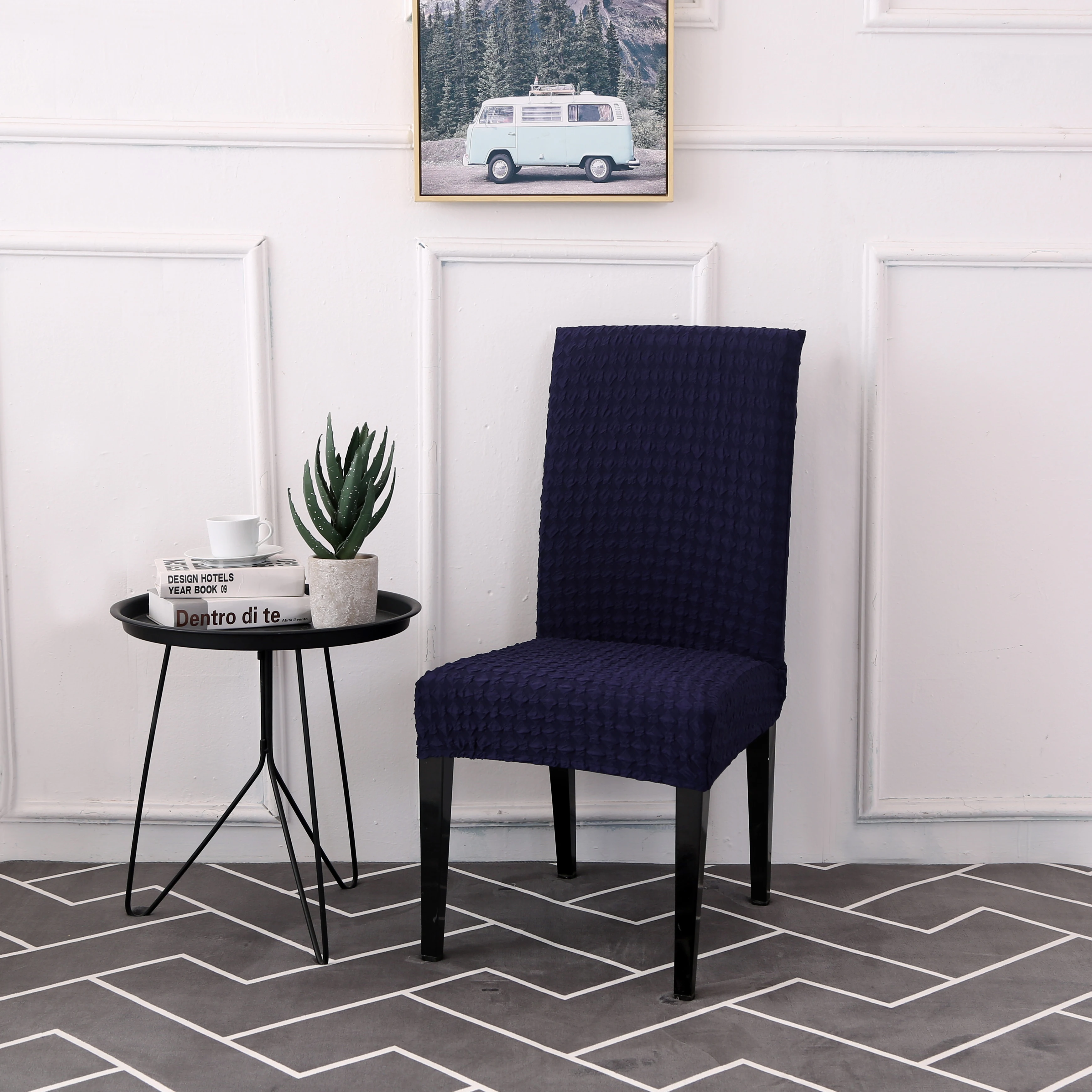 2019 Новый тисненый съемный Печатный спандекс чехлы на кресло стрейч эластичная