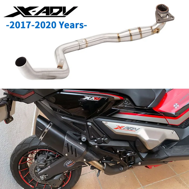 

Full System Motorcycle Exhaust 51mm Muffler Escape Modified Tube Header Front Link Pipe Slip On For Honda X-ADV 750 X ADV750