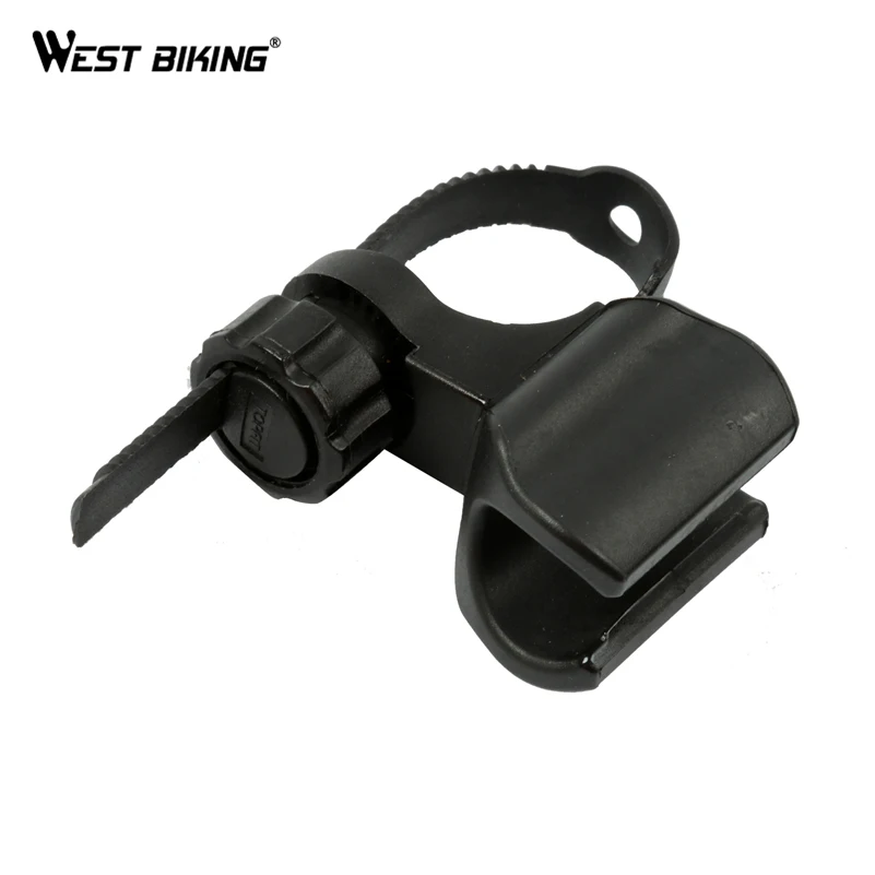 

WEST BIKING Cycling Light Holder 360 Degree Swivel Bicycle Light Holder Universal MTB Bike Front Flashlight LED Torch Mount Clip