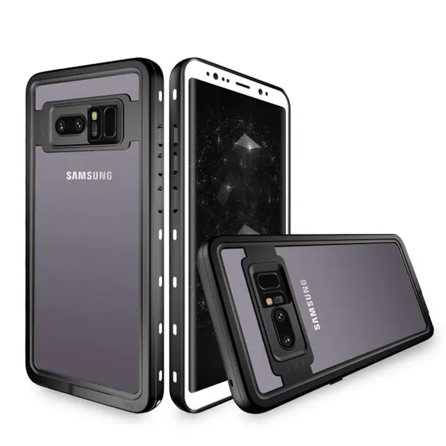 Чехол для samsung S10Plus чехол S10 5G Водонепроницаемый чехол 360 защиты IP68 Note9 samsung Galaxy Note 9 чехол для samsung S9 Etui S10e - Цвет: White