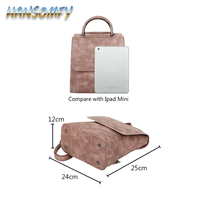Новинка 2019 женский рюкзак из искусственной кожи многофункциональная ранец