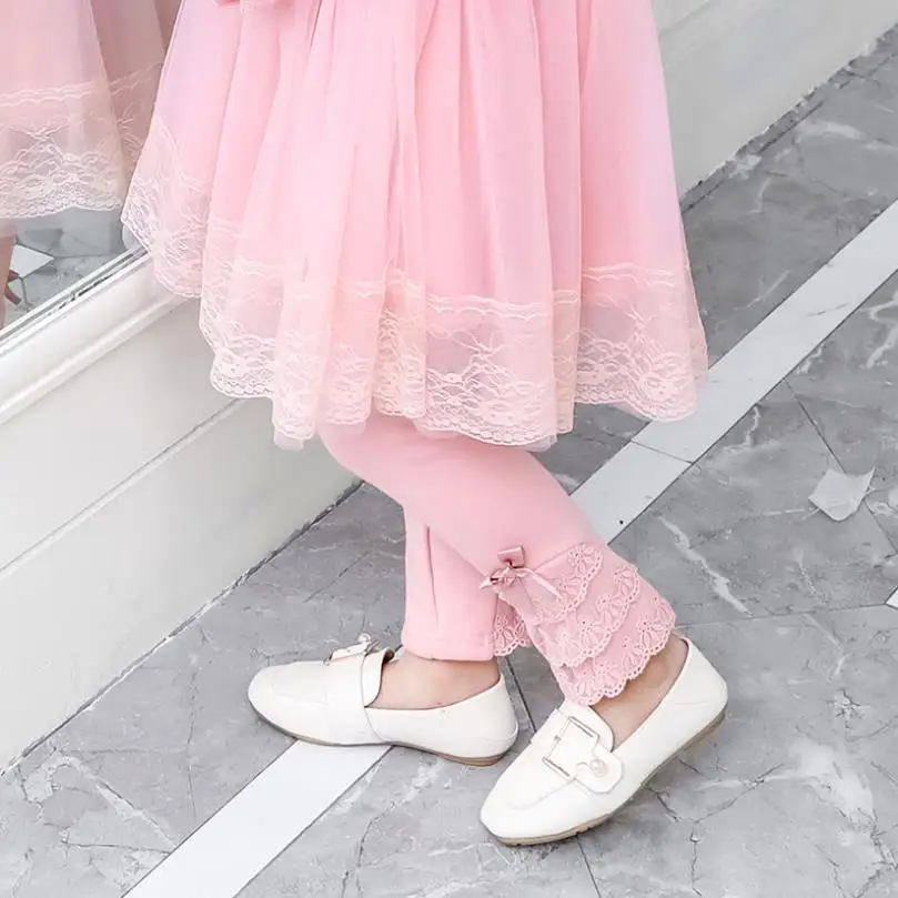 Теплые штаны для девочек весенне осенние леггинсы детская зимняя одежда милые