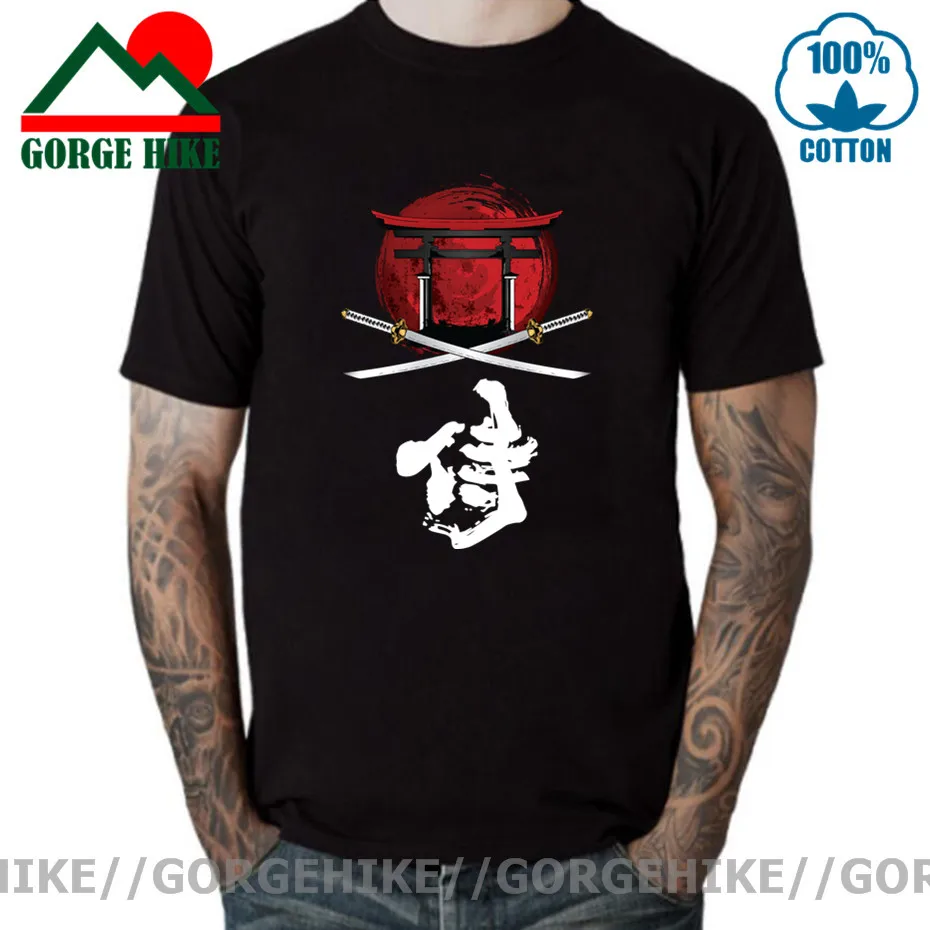 Футболка мужская в японском стиле летняя/Осенняя 100% хлопок | Мужская одежда