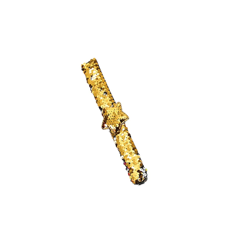 12pcs Mermaid Slap Bracelet Star Two-Color Reversible Sequin Magic Flip Wristband Party Favors for Boys Girls | Аксессуары для