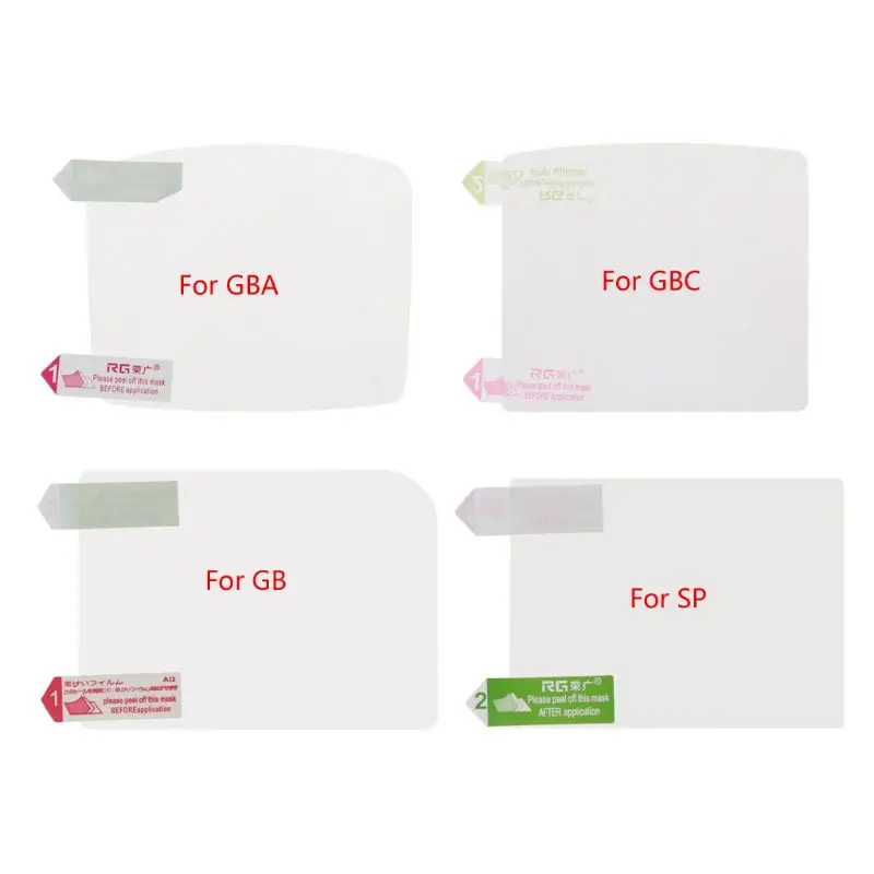 Пластик Clear для GBP Экран защитная крышка объектива ГБ GBA GBC SP защитную пленку