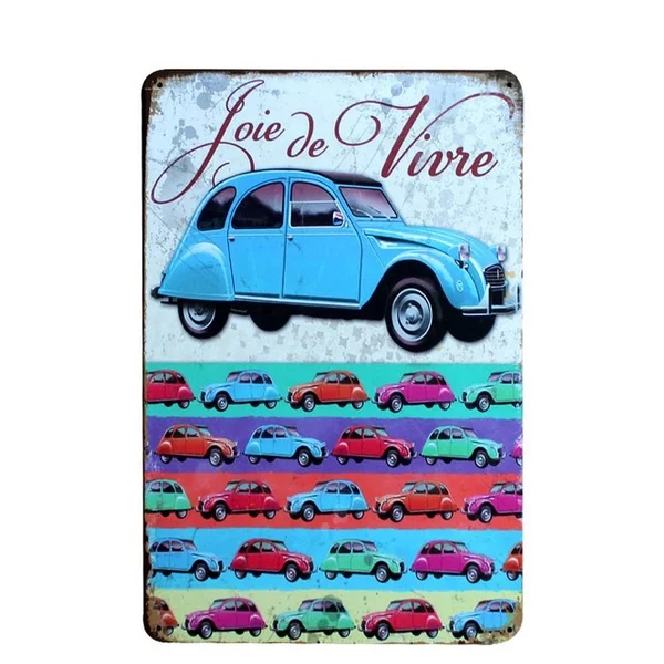

Retro tin paintings Decoration Retro Car Metal Plate Vintage Metal Tin Sign Retro Plaque Poster Bar Pub Club Wall Home Decor
