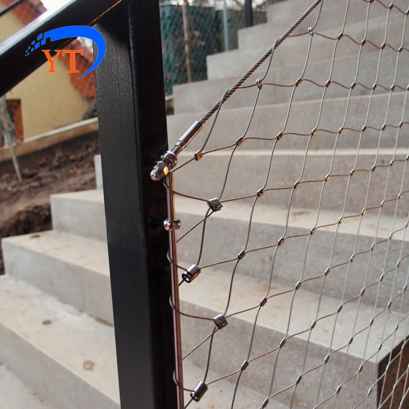 Защитная сетка для балюстрады из проволоки нержавеющей стали|Ограждение шпалеры