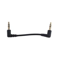 audio cable dual 90 degree right angle 3 5mm jack male to male stereo aux cable