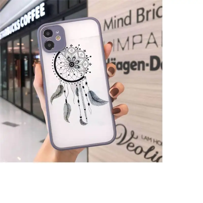 

Mandala Clip art high quality Phone Cases matte transparent For iphone 7 8 11 12 plus mini x xs xr pro max cover