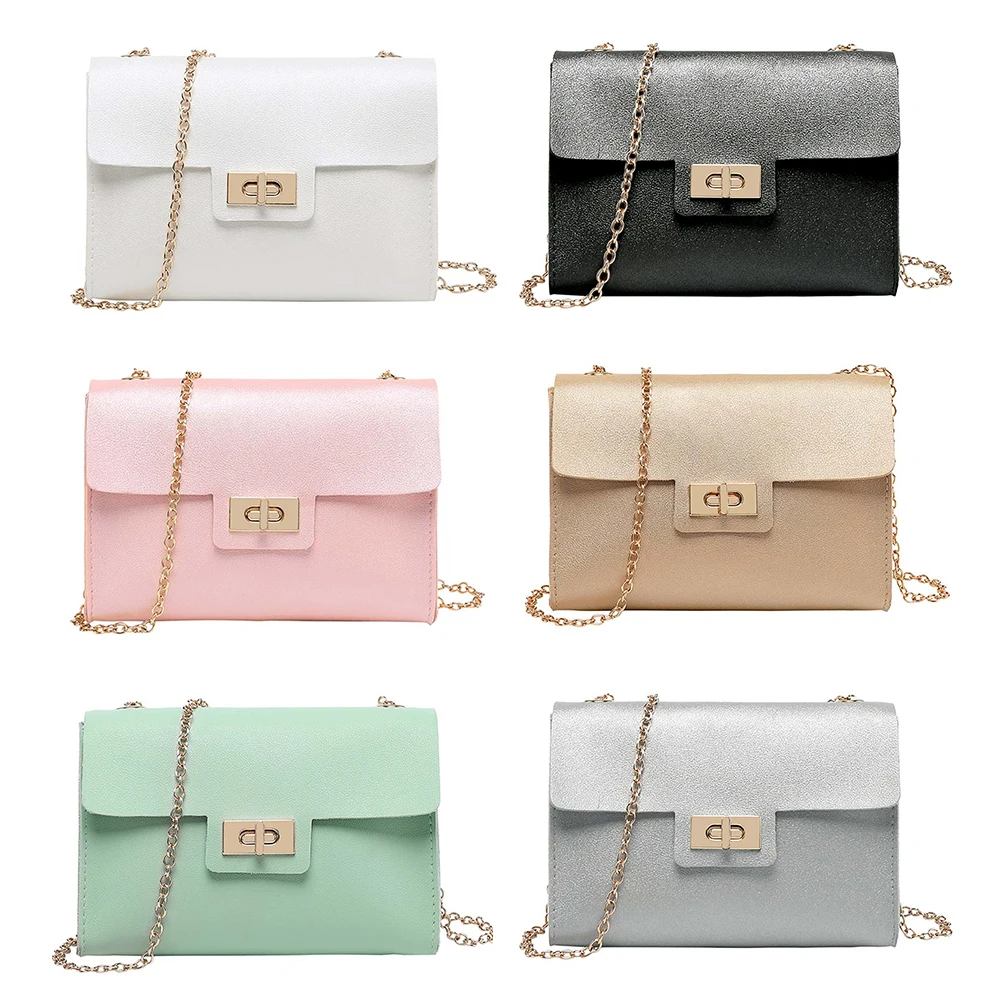 

Shopping Casual Chain Crossbody Multifunction Fashion Mobile Phone Women Shoulder Bag Keys Cosmetics PU Leather Dating Daily