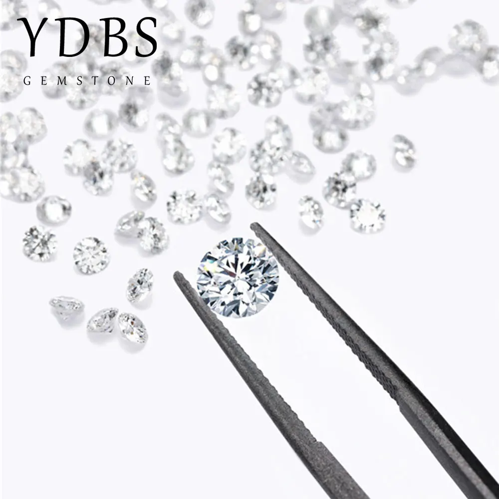 YDBS D Color VVS1Moissanite Round Brilliant Cut 1ct Whiite сердца стрелы отличная резка лаборатория
