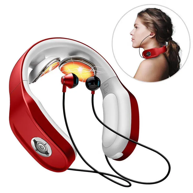 2020 самая популярная многофункциональная Bluetooth гарнитура шейный массажер