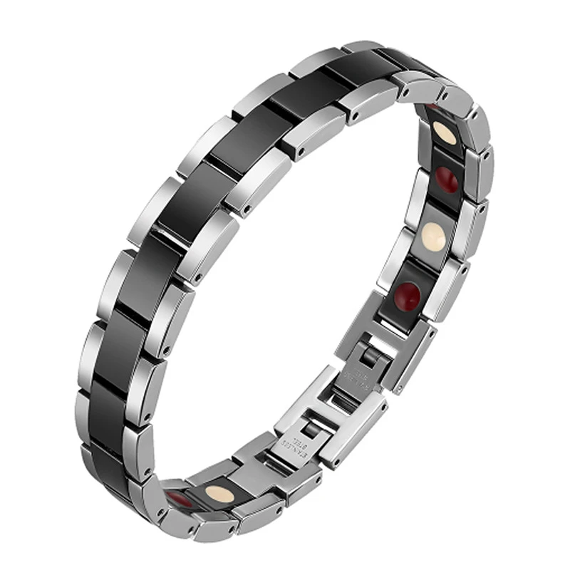 Новый двойной керамический браслет из нержавеющей стали Германий мужской и